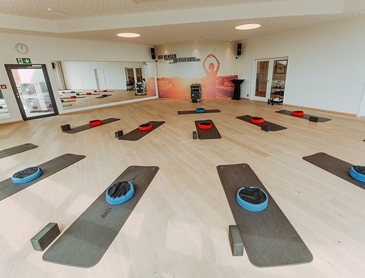 Fitnessstudio cityaktiv Erlangen Kursraum Energie für Yoga