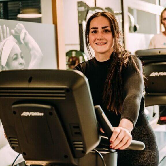 Jasmin beim Training im cityaktiv